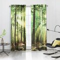 Habitat 38 x 84 in. Photo Real Forest Pole Top Curtain Panel, Multi Color 72103-171-76-84-901
